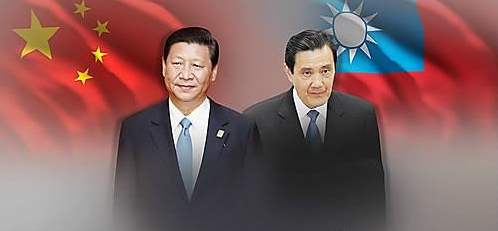 시진핑 중국 국가주석(좌) / 마잉주 대만 총리 (우)