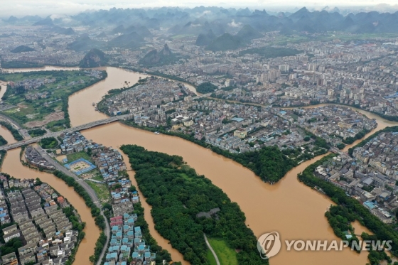 중국 폭우 홍수