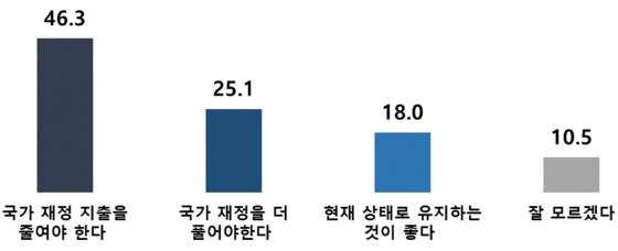 국가 재정지출 현안조사 결과