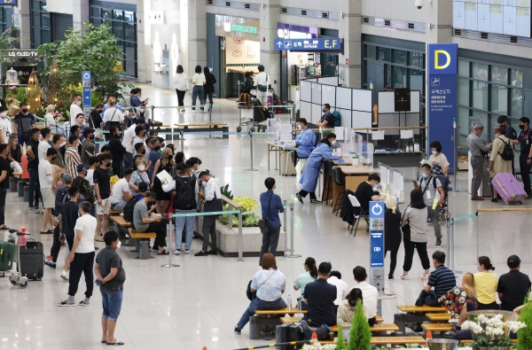 인천공항 인천국제공항 입국장 2022.06.03