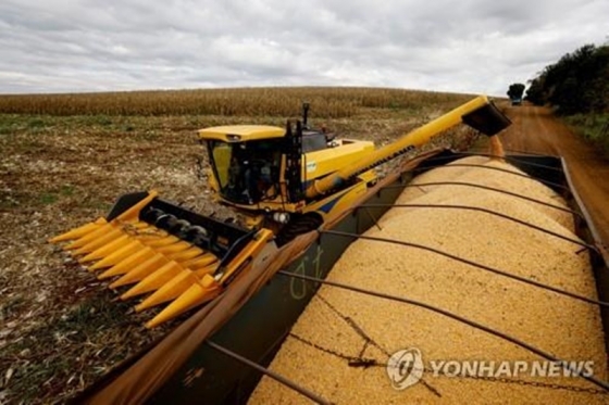 브라질 옥수수 수확 [로이터 연합뉴스 자료사진]