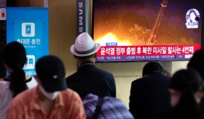 북한 미사일 서울역 2022.08.17
