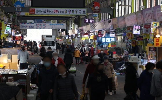 서울 시내 전통시장 모습