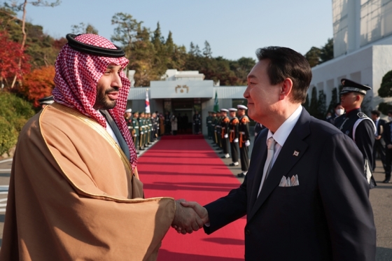 무함마드 빈 살만 사우디아라비아 왕세자 겸 총리, 윤석열 대통령