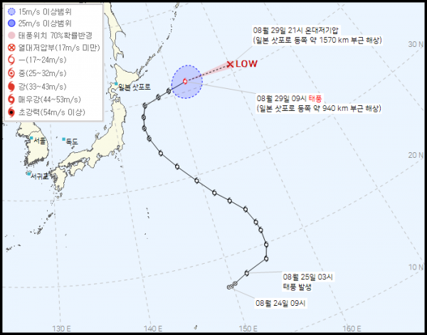 10호 태풍 담레이