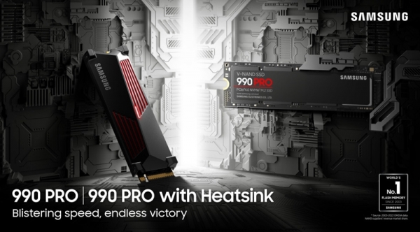 히트싱크가 적용되어 더 빠른 열 관리가 가능한 990 PRO 4TB with heatsink