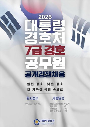 대통령경호처, '스마트 경호' 이끌 신입 공채 실시&hellip;헌법 가치와 소통 능력 최우선 검증