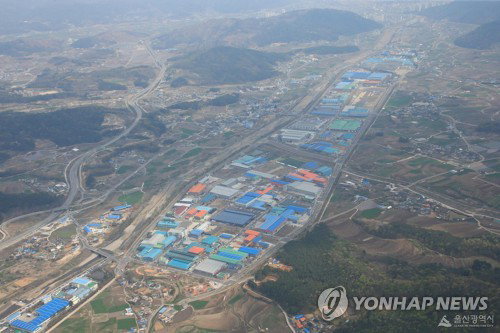 울산시, 길천2차 산단에 8700㎡ 규모 기후대응 도시숲 조성... 7억 투입해 미세먼지 차단