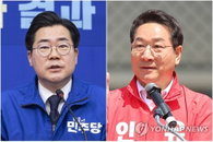 인천시장 선거전 격화…박찬대 '정부 효능감' vs 유정복 '인물론' 정면충돌