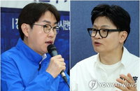 "침묵은 정치적 도덕성 결여" 한동훈, 부산 북갑 하정우 후보 안보관 및 주식 의혹 정조준