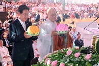 이재명 대통령 "국민 생명 살리는 정부 최우선"... 봉축법요식서 '상생·통합' 화두
