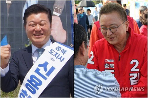 충북 191개 공직 향한 여야 총력전&hellip;신용한&middot;김영환, 연휴 마지막 날 세 대결 '정점'
