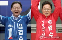 김경수·박완수, 사전투표일 TV토론 동시 불참 선언…현장 유세 총력전 전환