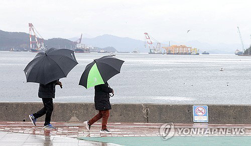 부울경 호우주의보 전면 해제... 오후까지 10mm 미만 약한 비 후 대기질 '청정'