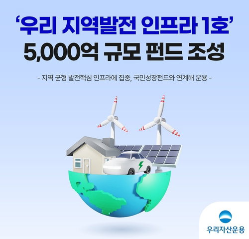 우리운용, 5000억 규모 '지역발전 인프라 펀드' 가동&hellip;영구폐쇄형 구조로 안정성 확보