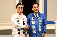 충남지사 막판 토론 '의혹 공방' 격돌... 박수현 "사생활 허위" vs 김태흠 "도덕성 검증 필수"