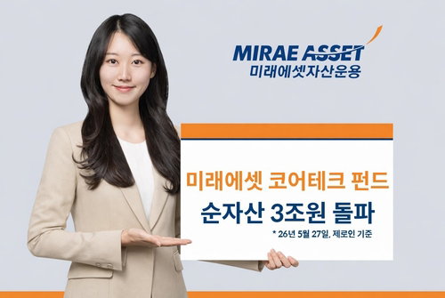 1년 수익률 343.75% 경이적 기록... 미래에셋코어테크 펀드 순자산 3조 원 돌파