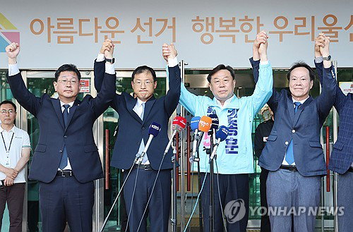 울산시장 야권 단일화 타결, 민주당 김상욱 후보 선출... '역선택 논란' 딛고 본선행