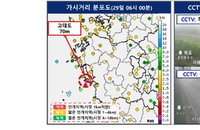 대전·세종·충남 가시거리 200m 미만 '안개 비상'... 낮 기온 28도 초여름 무더위