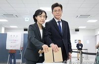 정원오, 서소문 붕괴 사고 딛고 사전투표 참여… "안전 최우선 시장 선출" 강조