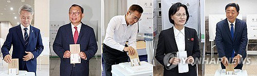 전남광주통합특별시 초대 시장 후보 5인 사전투표 완료... &lsquo;청년&middot;균형발전&rsquo; 경쟁 격화
