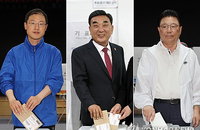 6.3 지방선거 울산시장 후보 3인 사전투표 완료... '행정력·경륜·단일화' 앞세워 지지 호소