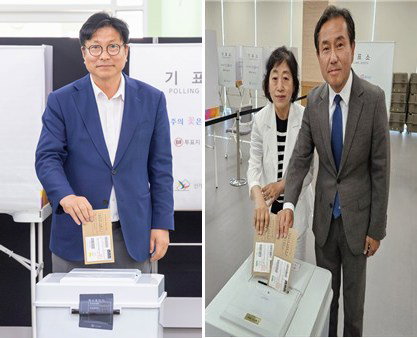 인천 교육 수장 향한 사전투표 개시, 진보 후보 '투표 독려' vs 보수 후보 '본투표 집중' 승부수