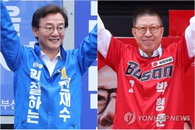법정 싸움으로 번진 부산시장 선거, 전재수·박형준 의혹 공방에 정책 검증 실종