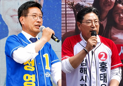 '낙동강 벨트' 김해&middot;양산 탈환과 수성 기로&hellip;여야 후보 마지막 주말 사활 건 총력전