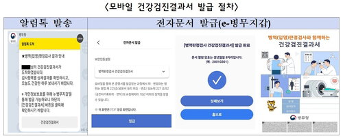 병무청, 병역판정검사 결과서 모바일 발급 전면 시행&hellip; 행정 디지털 전환 가속화