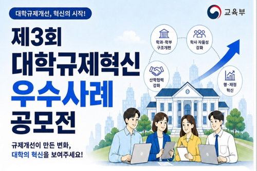 대학 현장 '킬러 규제' 혁파 가속... 교육부, 우수 혁신 사례 5곳 발굴해 장관상 수여