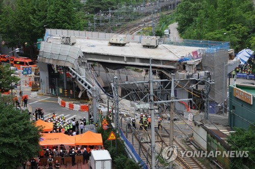 '뚝' 소리 났는데 보고서엔 '처짐'뿐... 서소문 고가 붕괴 은폐 의혹 수사 확대