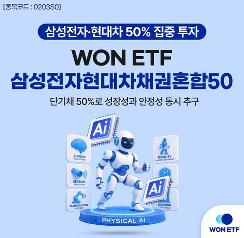 삼성&middot;현대차 결합한 &lsquo;피지컬 AI&rsquo; ETF 상장, 연금 계좌서 100퍼센트 편입 가능