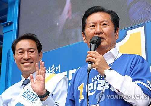 6.3 지선 D-1, 격전지 비운 여야 지도부... '전&middot;현직 대통령 브랜드' 대리전 전면화