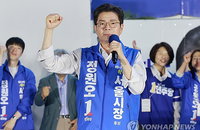 정원오, 17시간 '오세훈 심판' 12개구 대장정