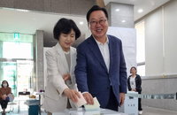 이장우, 6·3 대전 미래 투표…「소중한 한 표」 간곡 호소