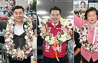 여론조사 우세 뒤집은 보수 결집... 국민의힘, 울산 기초단체장 4곳 석권