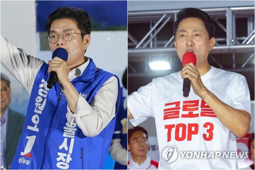 오세훈 0.04%p 차 대역전극, 서울시장 개표 93.9%서 승부 갈리나