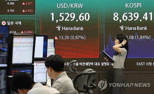 원&middot;달러 환율 1,540원 돌파, 금융위기 이후 최고치 경신하며 외환시장 변동성 증폭