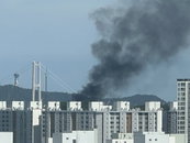 울산 남구 폐기물처리업체 화재 발생…도심 뒤덮은 시커먼 연기에 시민 불안 고조