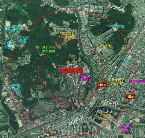포항 대잠동 556가구 재개발, '노후지' 29층 타운으로