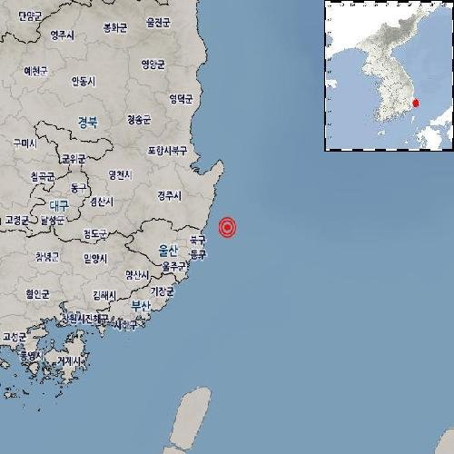 울산 해역 새벽 지진, '피해 없다'…규모 2.9