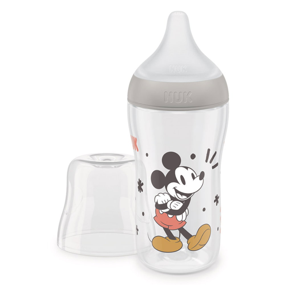 누크 퍼펙트매치 젖병   젖꼭지 M 세트, 디즈니 미키, 260ml, 1세트