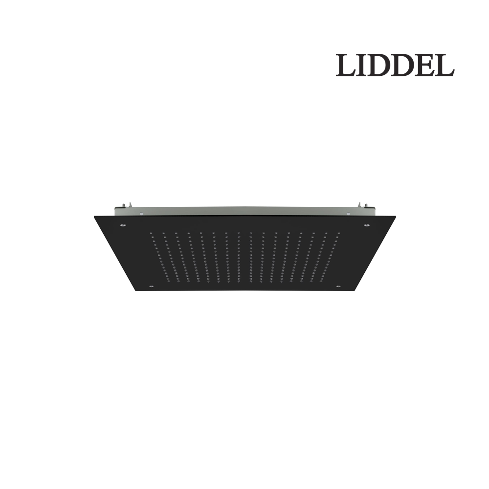 LIDDEL 리델 욕실 매립형 레인샤워헤드 블랙 DSHS500BK, 1개