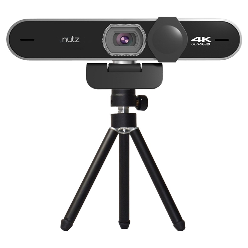 Nutz 4K 800만 화소 고화질 웹캠 UHD2160   미니삼각대 세트, UHD2160 미니 삼각대, 블랙