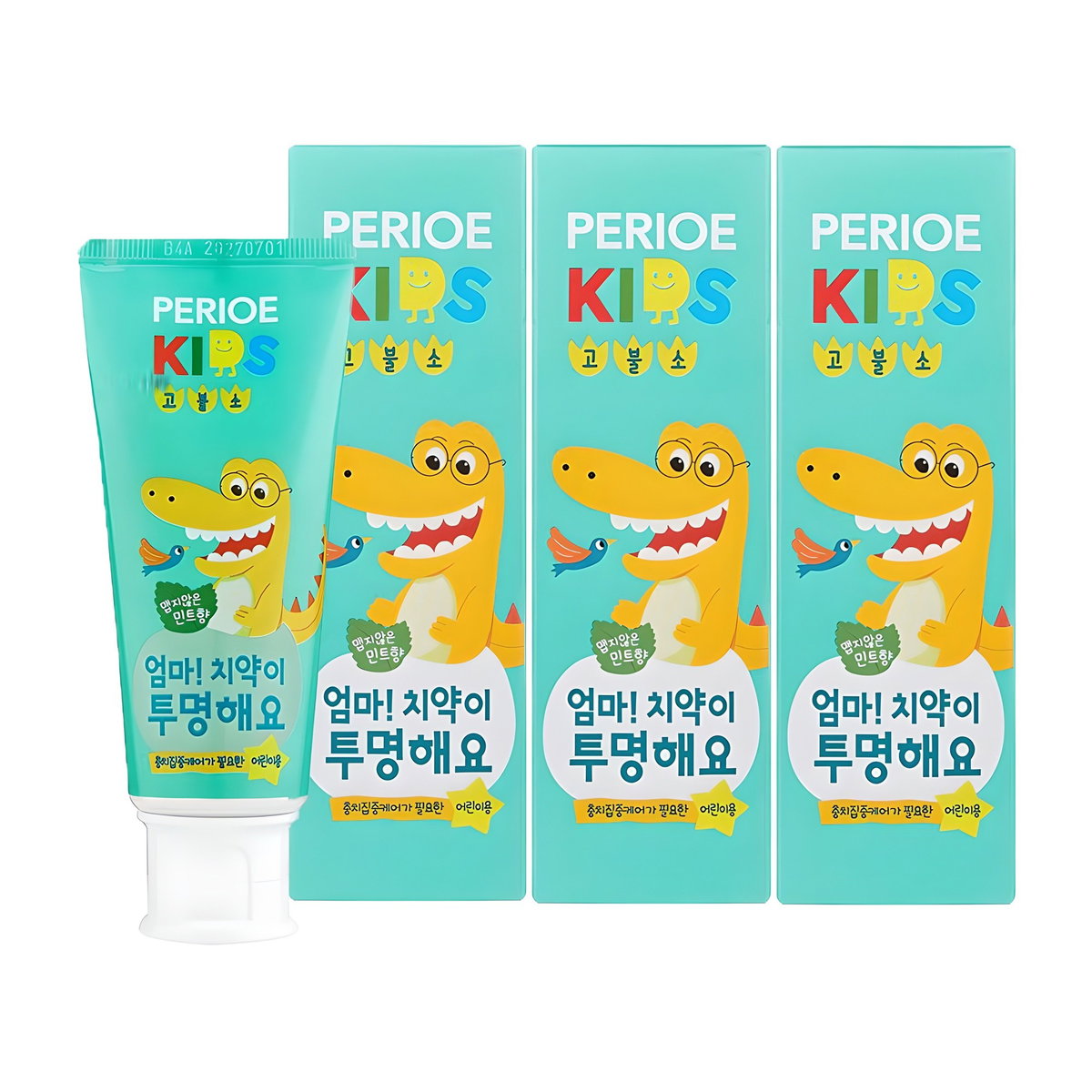 페리오 키즈 엄마 치약이 투명해요 1450 치약