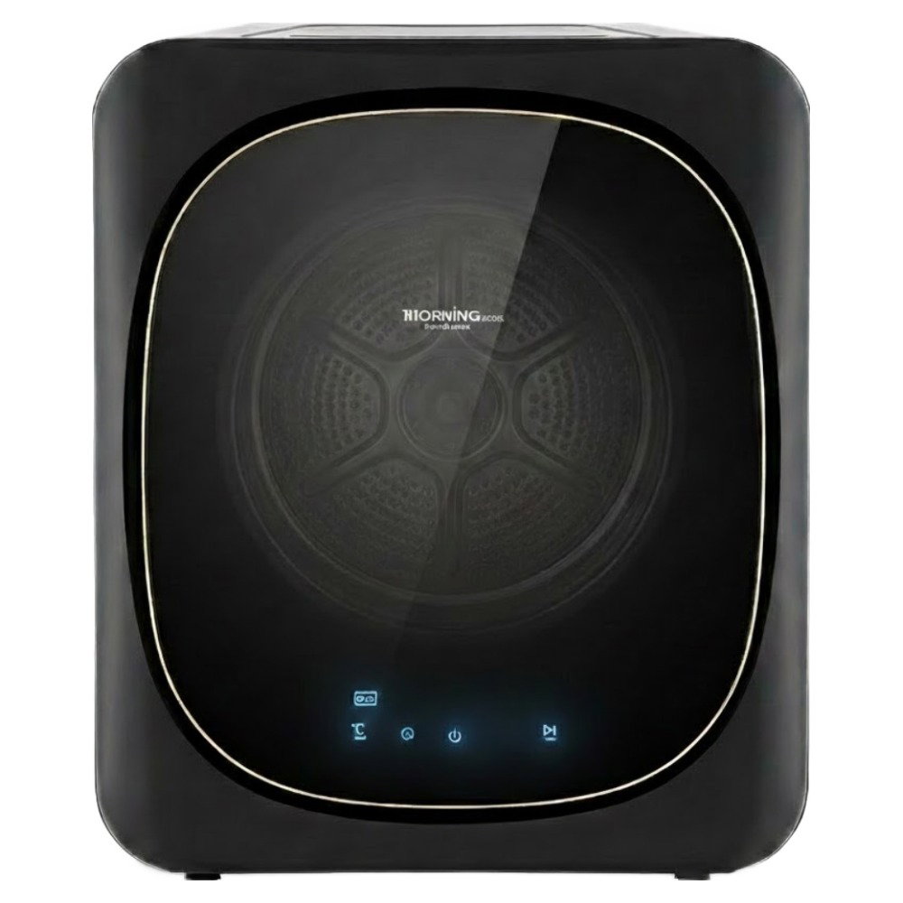 대웅 4세대 스마트 AI 회전형 미니건조기 4kg 고객직접설치, DWCD-E2404SJ, 블랙
