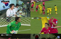 한국, 남아공에 패했지만 안방 시청률은 KBS가 3연승…32강 운명은 '안갯속'