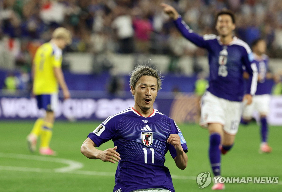 일본, 스웨덴과 1-1 무승부…32강서 '6회 우승 도전' 브라질과 격돌