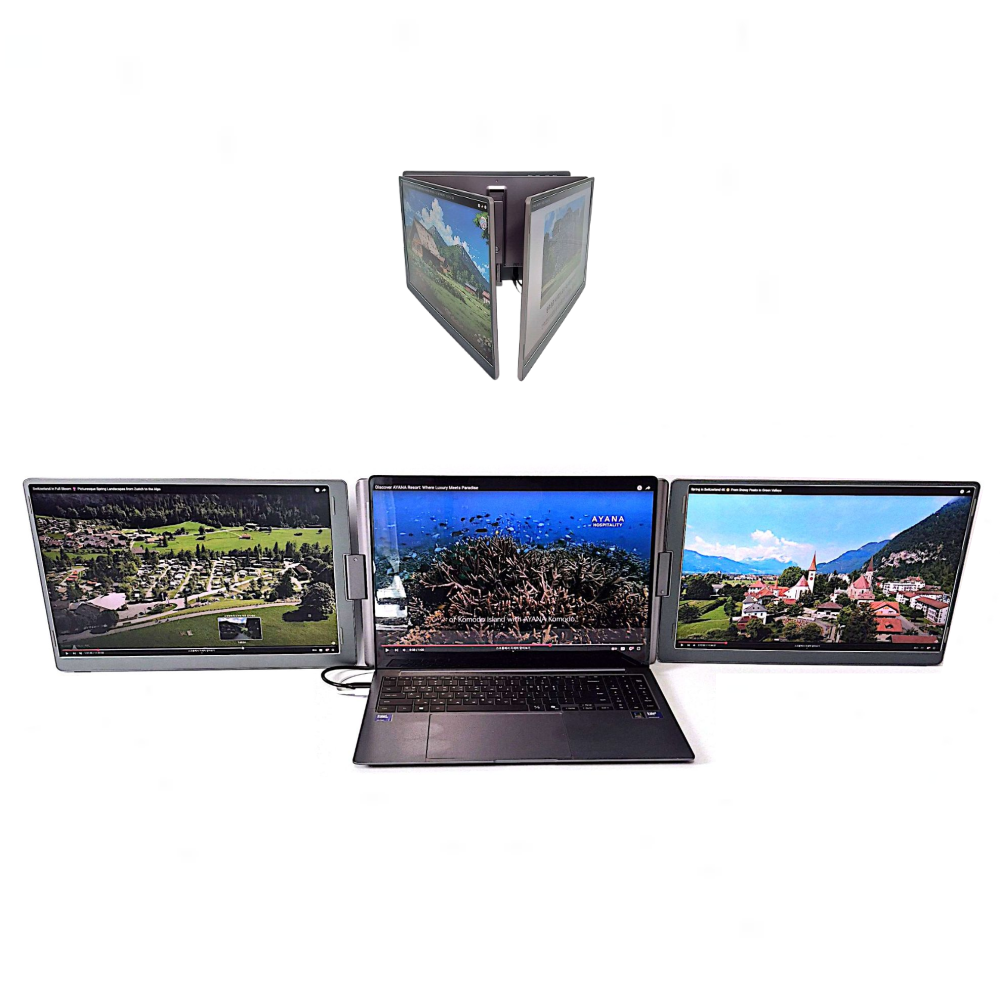 노트북 듀얼모니터 포터블 보조 모니터, 40.64cm, S900(16인치)-(추천노트북 12~18.5인치)